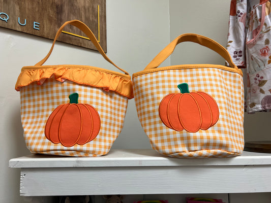 Pumpkin Halloween Basket