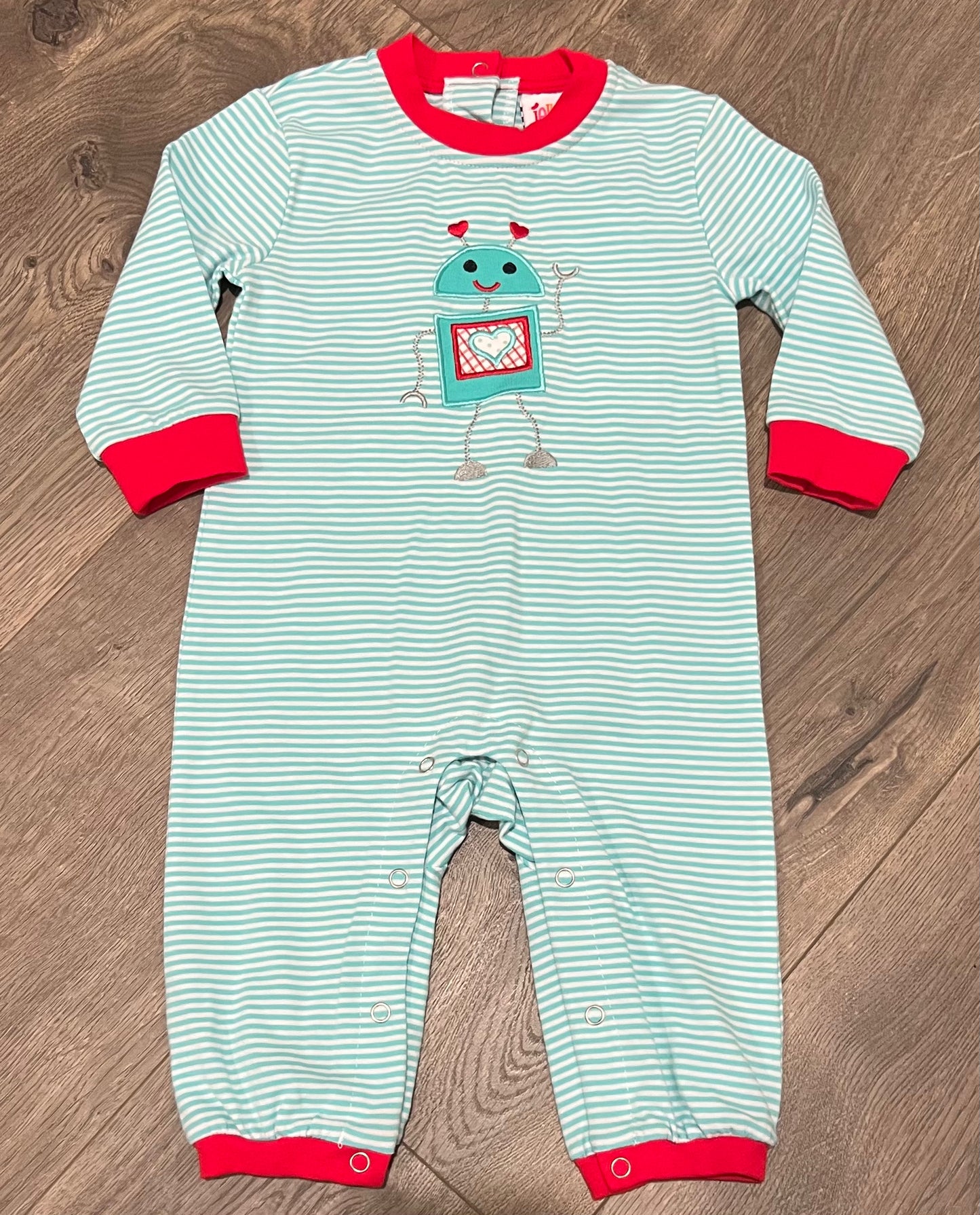 Valentines Robot Romper