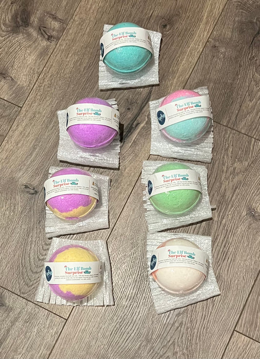 The Elf Bomb Surprise Bath Bomb