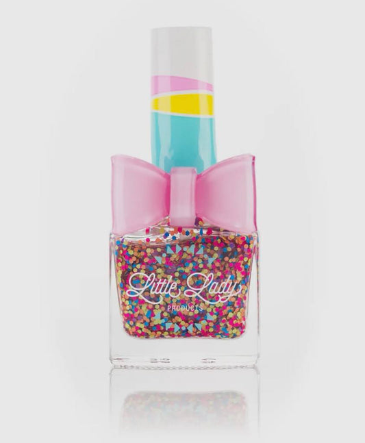 Little Lady Rainbow Bubbles Nail Polish