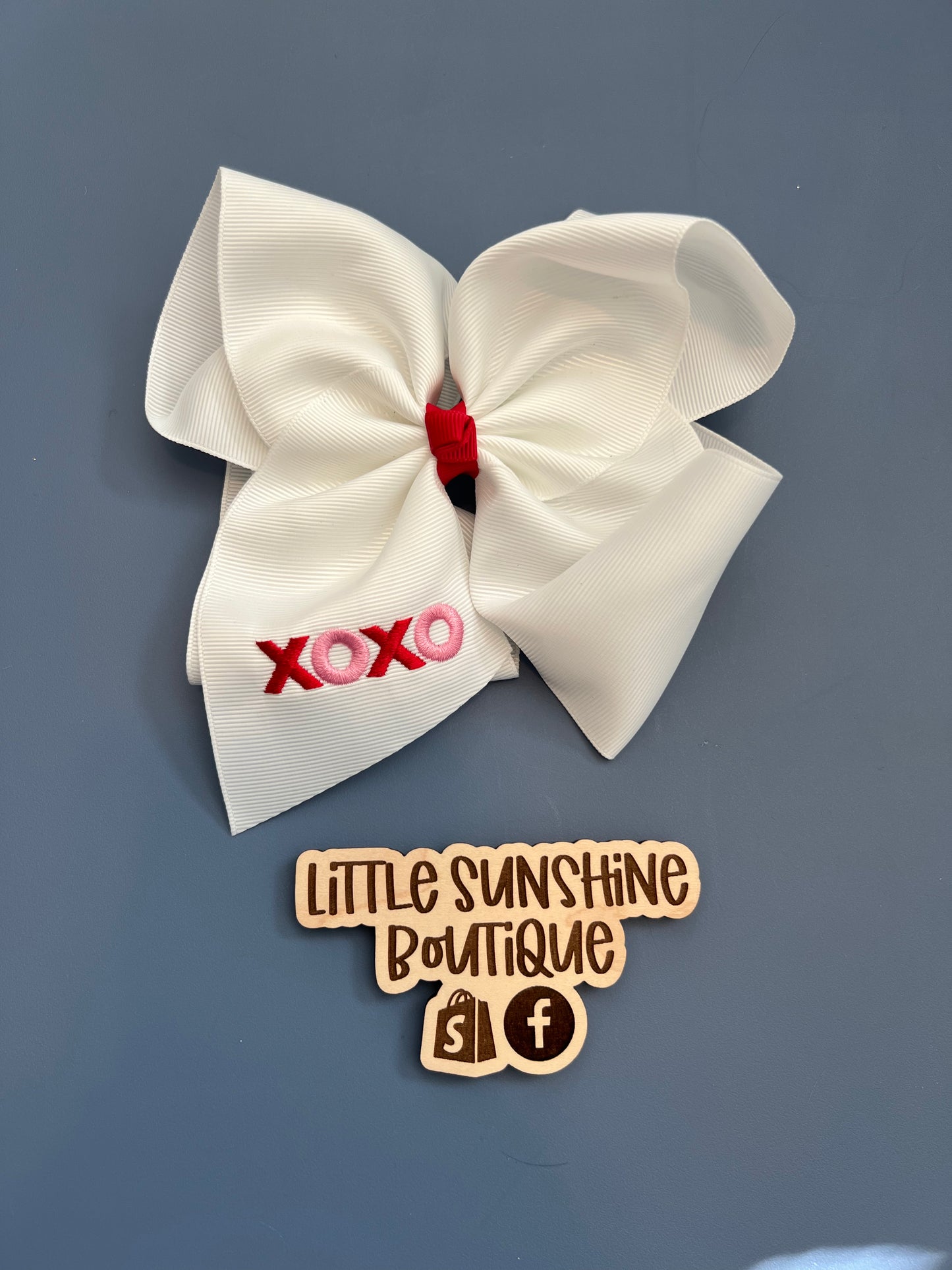 XOXO Valentine Hair Bow