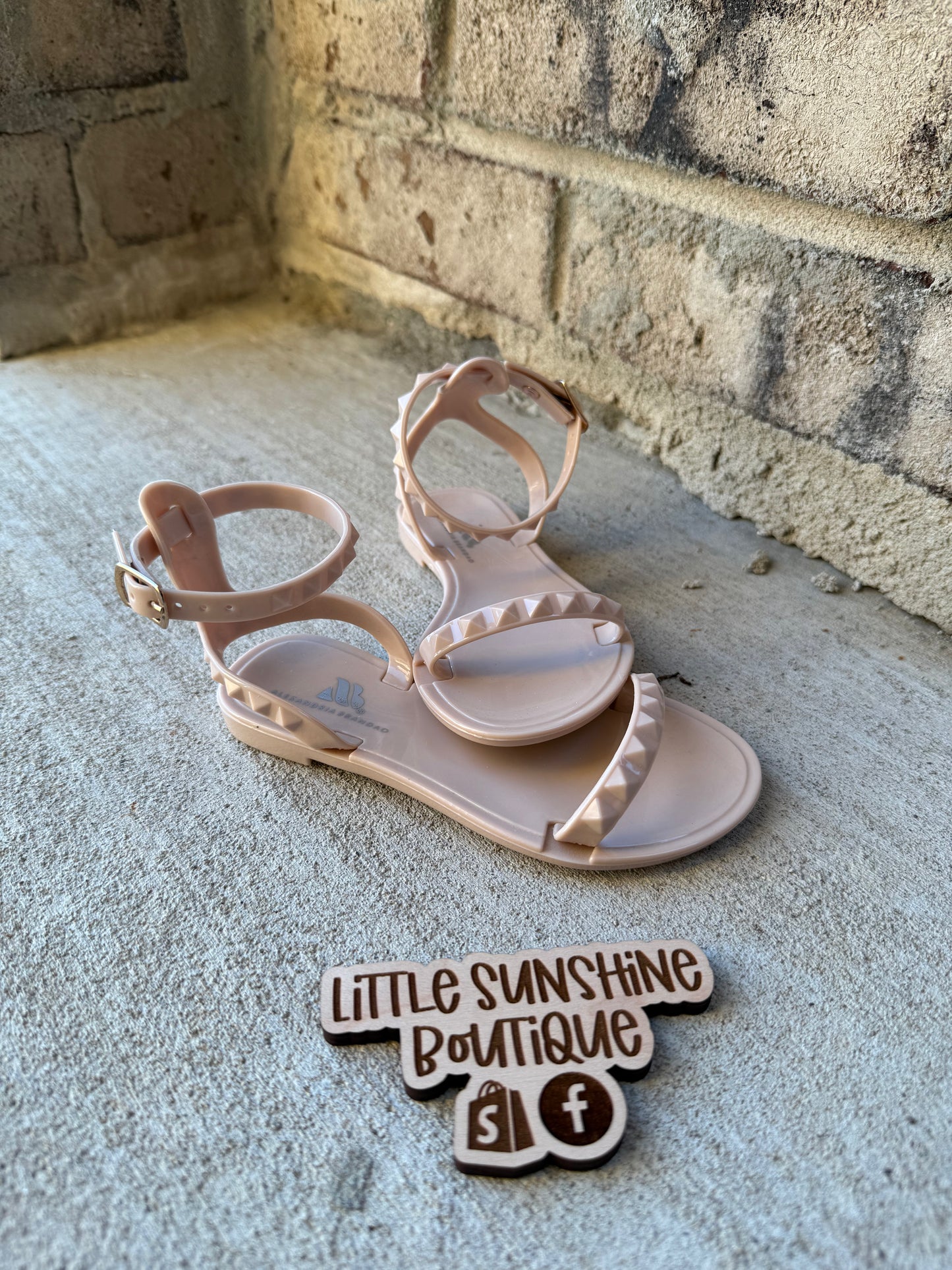 Nude Jelly Sandals