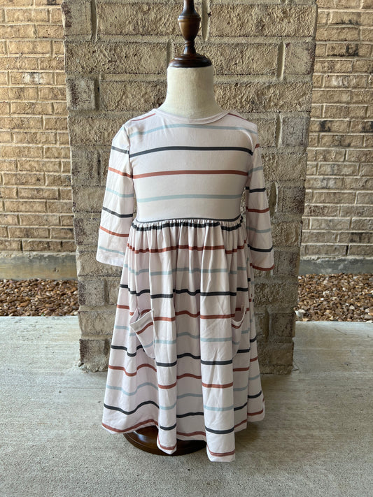 Stripe Twirl Dress