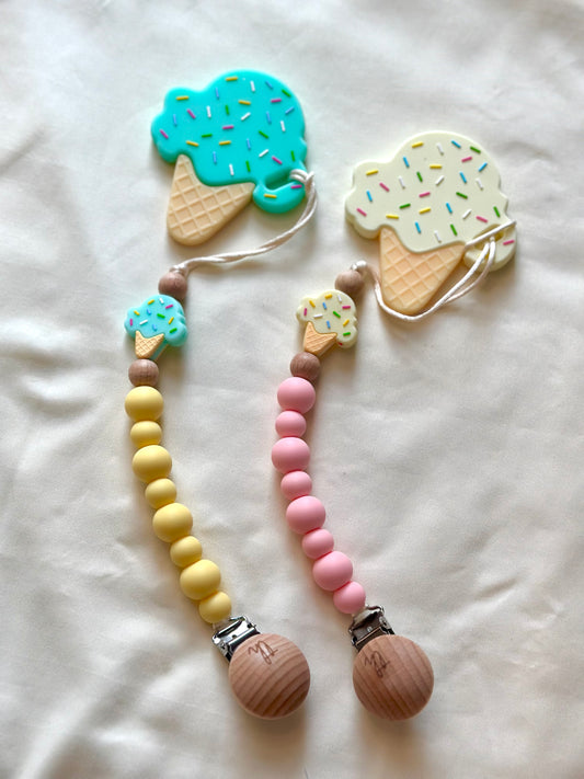 Ice Cream Paci Clip/Toy